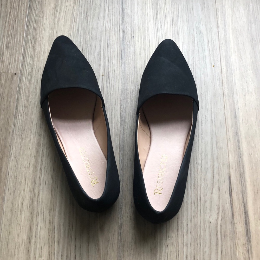 Black size 7 Restricted Flats